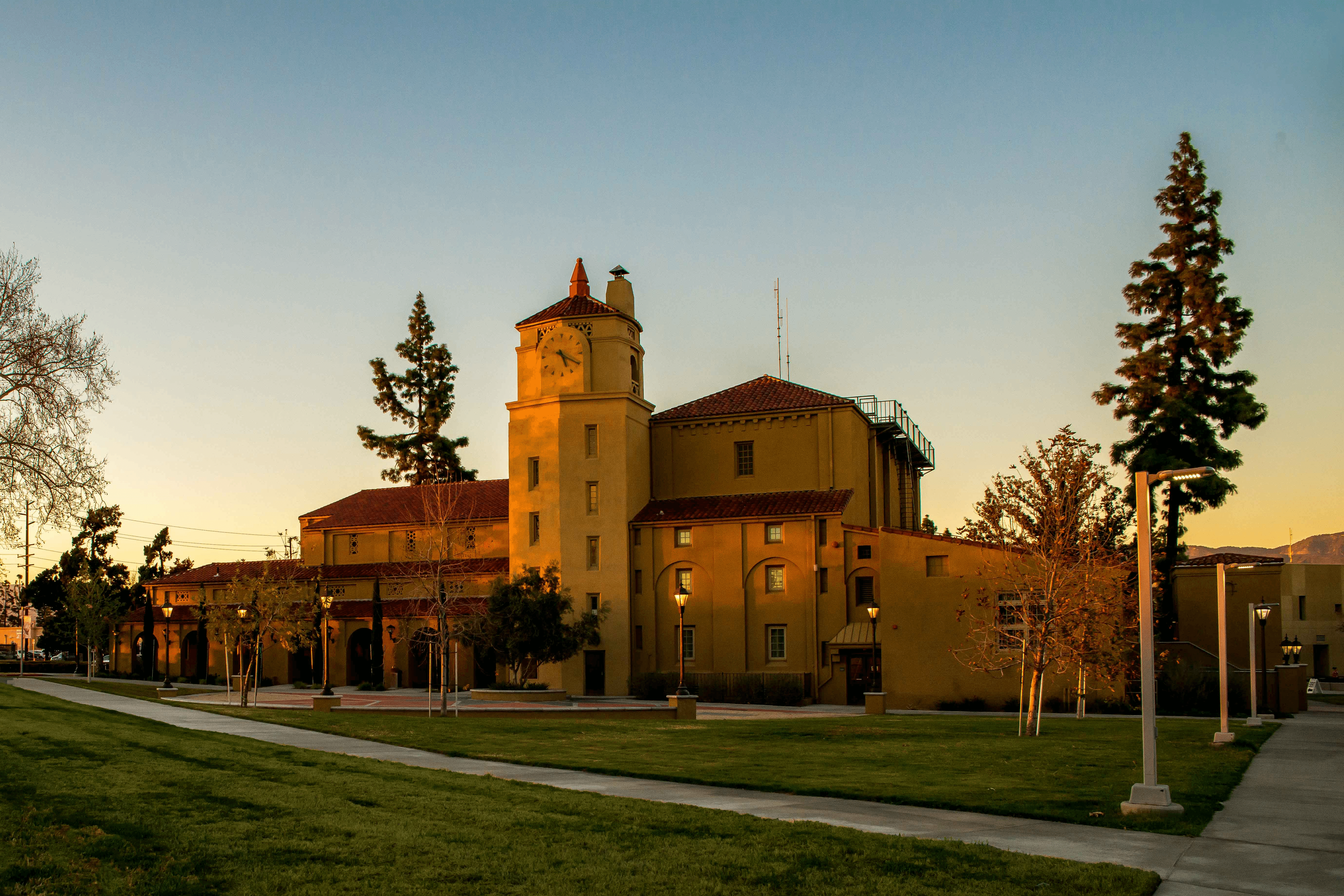Sunset at the SBVC Auditorium